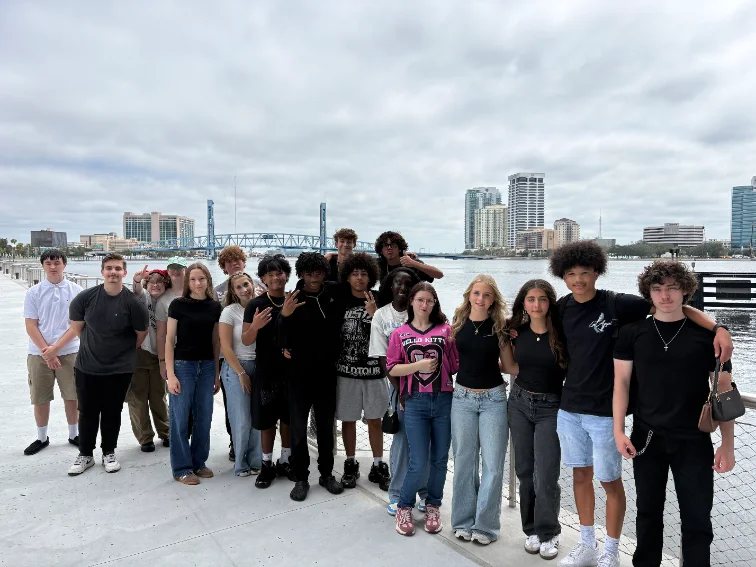 The Seacoast junior class on their Government field trip downtown